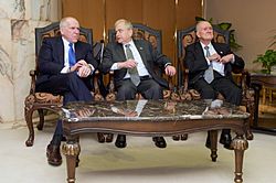 CIA Director Brennan and Former National Security Advisers Berger and Scowcroft in Riyadh