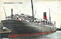 C F Tietgen postcard stern colorised