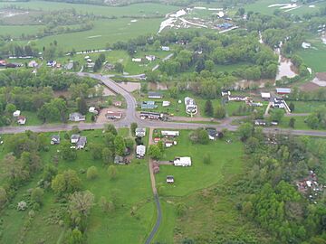 Ceres Pa. (Top) south of stream