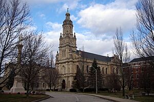 Church of the Immaculate Conception (Saint Mary-of-the-Woods, Indiana), exterior