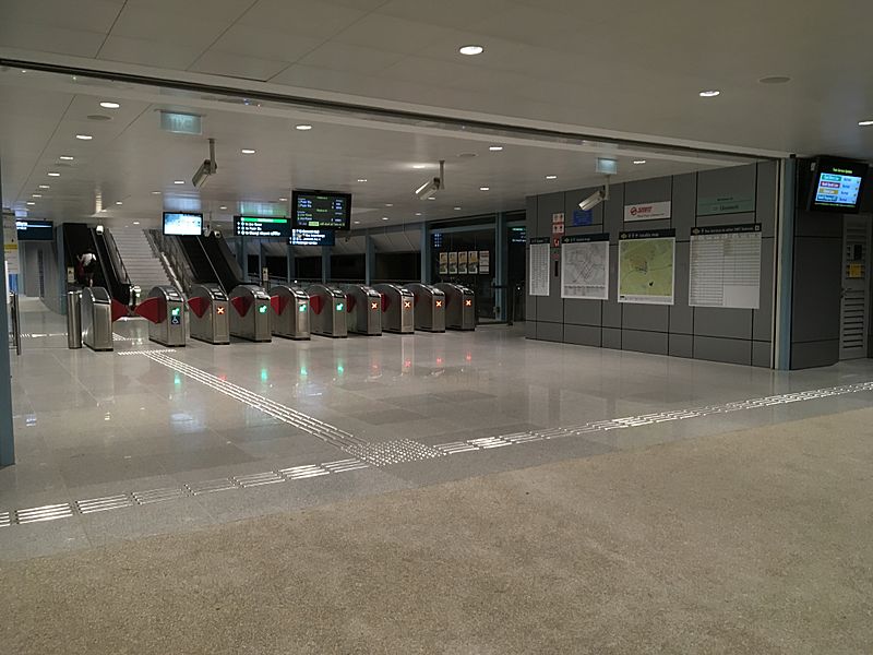Clementi MRT Station Concourse