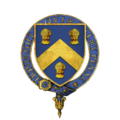 Coat of arms of Sir Christopher Hatton, KG
