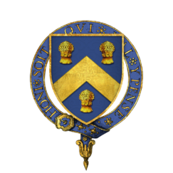 Coat of arms of Sir Christopher Hatton, KG