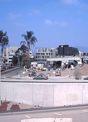 Colorado Court from Santa Monica Freeway