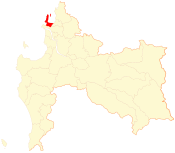 Map of Talcahuano in Biobío Region