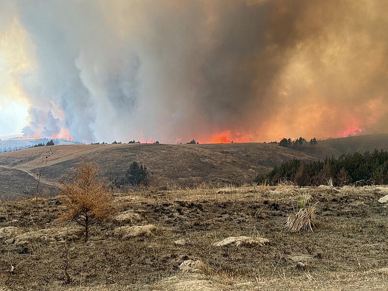 Cottonwood Fire on March 13