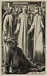 Dante Gabriel Rossetti - Maids of Elfen-Mere (engraving)