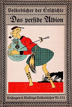 Das perfide Albion, 1915 – front cover (cropped)