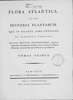 Desfontaines, René Louiche – Flora atlantica, 1797 - 1798 – BEIC 6833070