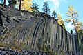 Devils Postpile National Monument near Mammoth Lakes