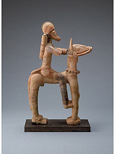 Djenne Terracotta Equestrian (13th-15th cent)