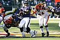 Domata Peko tackles Musa Smith