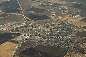 Aerial view of Farmer City