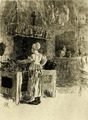 Felicien Rops, The Kitchen of the Artists' Inn, in Anseremme (no date) etching (19.05 x 13.81 cm) Los Angeles County Museum of Art