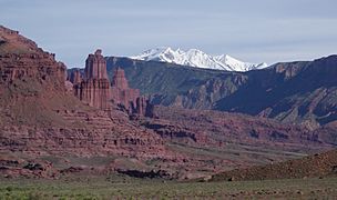 Fisher Towers from distant north