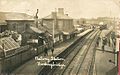 Fordingbridge railway station (postcard)