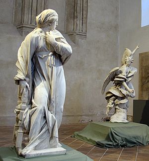 Francesco mochi, annunciazione, 1603-05 (angelo) e 1605-08 (vergine), 02
