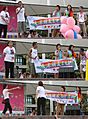 HKSAR give banner to Taiwan Pride 2005
