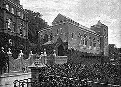 Harrow school speech room 1900