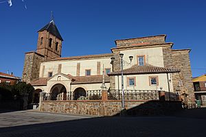 Church of Santiago Apóstol in Villares de Órbigo, León, Spain