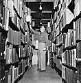 In the stacks at the Combined Arms Research Library (Fort Leavenworth, KS, 1941)