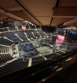 Interior of Madison Square Garden 2024