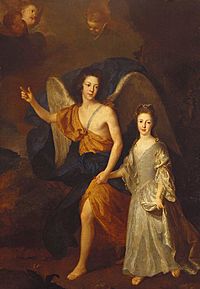 James Francis Edward and Louisa Maria Stuart by Alexis Simon Belle