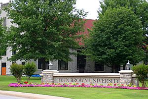 John Brown University Sign