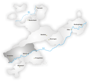 Karte Bezirk Lebern