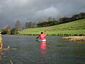 Kayak on Lancaster Canal - geograph.org.uk - 1842831