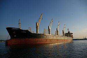 Leyden freighter, Havana Harbor
