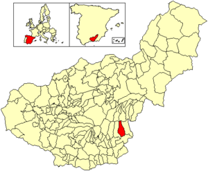 Location of Válor