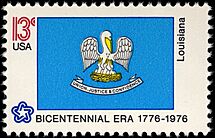 Louisiana Bicentennial 13c 1976 issue