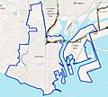 Map of San Pedro, California