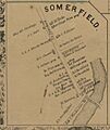 Map of Somerfield, Somerset County, Pennsylvania, from 1860 Somerset County Map by Edward L Walker