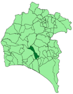 Map of Trigueros (Huelva)