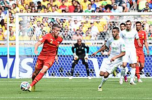 Match Algérie vs Belgique, Coupe du Monde 2014, Brésil (cropped)