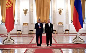 Meeting Vladimir Putin and Almazbek Atambayev 03