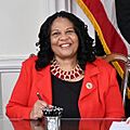 Melony Griffith at a Bill Signing in 2022 (sq cropped)