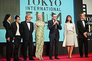 Members of the International Competition Jury at Opening Ceremony of the 28th Tokyo International Film Festival (22453160335)