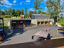 Merriweather Merch Desks After Renovation