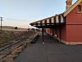 Michelago railway station, trackside
