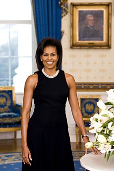 Michelle Obama official portrait