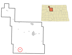 Location of Ryder, North Dakota