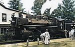 New Hope and Ivyland Railroad New Hope, Pennsylvania. 1978 colourized.jpg