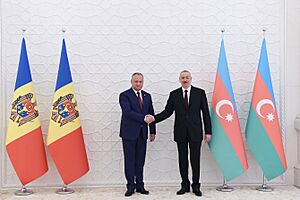 Official welcoming ceremony held for Moldovan president Igor Dodon 14