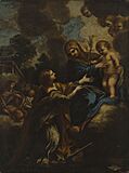 Pietro da Cortona. St. Mary, little Jesus and st. Katharina