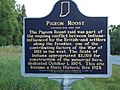 Pigeon Roost Historical marker