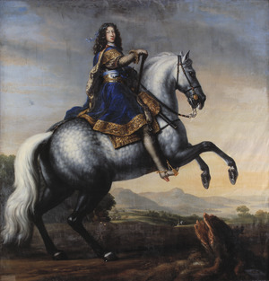 Porträtt av ryttare, kungaporträtt, olja på duk - Skoklosters slott - 30793