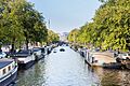 Prinsengracht towads Lekkeresluis from Bridge Prinsenstraat 2016-09-12